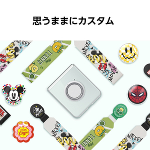 Samsung Galaxy Z Flip5用Clear Gadget Case クリア EF-XF731CTEGJP-イメージ5