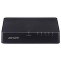 BUFFALO 10/100Mbps対応スイッチングHub プラスチック筐体/電源外付けモデル(5ポート) ブラック LSW4-TX-5EPL/BKD