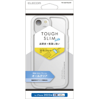 エレコム iPhone 15用TOUGH SLIM LITE オールクリア クリア PM-A23ATSLACR