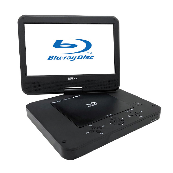 WIZZ 10．1インチ ポータブルブルーレイプレーヤー e angle select WPB-SE1088 CD ACアダプタ DVD BD WPB ROM