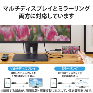 エレコム USB Type-C(TM)用HDMI映像変換アダプター ブラック MPA-CHDMIQDBK-イメージ4