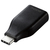 エレコム USB Type-C(TM)用HDMI映像変換アダプター ブラック MPA-CHDMIQDBK-イメージ1