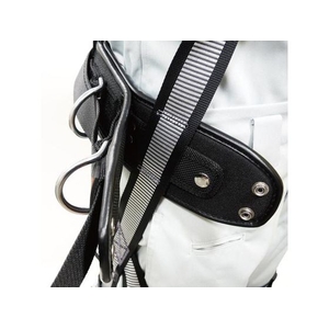 ＴＪＭデザイン ワークポジショニング用胴当てベルトフラット アルミワンフィンガーバックル黒 L FC128EY-1982126-イメージ5
