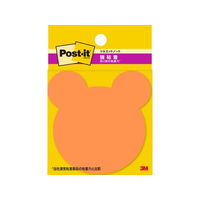 3M ポストイット ふせん 強粘着 クマ 69mm×69mm 3冊 FCF982T-SSS-BEU