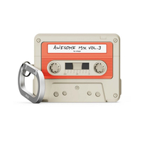 elago AirPodsPro3用シリコンケｰスカセットテｰプ風/ホワイトレッド elago ホワイトレッド EL_A3PCSSCTZ_WR