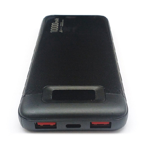エアージェイ PD20W対応 TYPE-C1ポート/USB2ポート リン酸鉄安全モバイルバッテリー 10000MAH ブラック MB-LS10000 BK-イメージ2