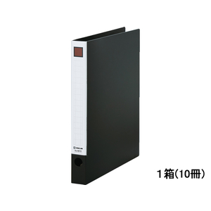 キングジム レバーリングファイル A4タテ 背幅33mm 黒 10冊 F174603-6672ｸﾛ-イメージ1