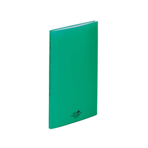 リヒトラブ AQUA DROPs クリヤーブック A4タテ 20ポケット 緑 FC32984-N5000-7-イメージ1