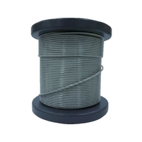 大阪コートロープ O.C.R/SUSワイヤロープ2.00／2.30mm 7×7 50m巻コート付(クリアー) 2.00(2.30)3302.00-0／+0.08 FC107FR-8185468