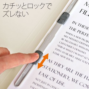 プラス フラットファイル 樹脂とじ具 10冊A4-S アイボリー FCF479T-NO.021S/79-433-イメージ9