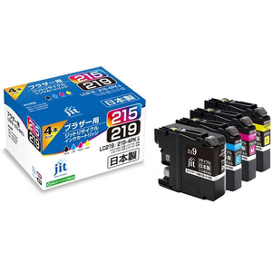 ジット ブラザー LC219/215-4PK4色リサイクル FCD951P-JIT-B2192154P-イメージ1