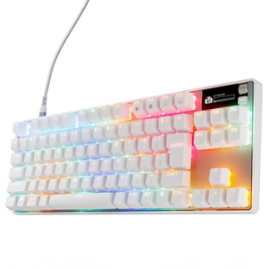 購入禁止 SteelSeries 64903 ゲーミングキーボード Apex Pro TKL Gen 3 White JP