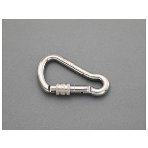 エスコ ハーネスクリップ ロック付 ステンレス製 86.4×7.9mm FCY8306-EA638JN-6-イメージ1