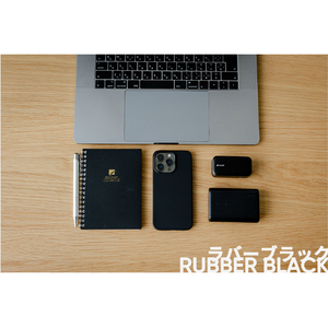 パワーサポート iPhone 14 Pro用保護ケース Rubber Black PFIT-72-イメージ8