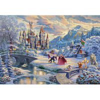 テンヨー ディズニー ジグソーパズル 1000ピース Beauty and the Beast's Winter Enchantment D-1000-072 D1000072ﾋﾞｼﾞﾖﾄﾔｼﾞﾕｳｳｲﾝﾀ-