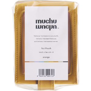 コジット muchu muchuつれてってぬいポーチ オレンジ MUCHUﾂﾚﾃﾂﾃﾇｲﾎﾟ-ﾁOR-イメージ1
