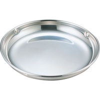 イケダ エコクリーン 18-8丸型 給食皿 FCM8087-004634001