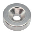 トラスコ ネオジム丸形磁石　皿ねじ穴付　外径９ｍｍ×３ｍｍ　Ｍ２　１個入 TRUSCO　ネオジム磁石（丸形皿ねじ穴付） T09R03-M2