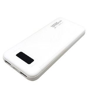 エアージェイ PD20W対応 TYPE-C1ポート/USB2ポート リン酸鉄安全モバイルバッテリー 10000MAH ホワイト MB-LS10000 WH-イメージ1