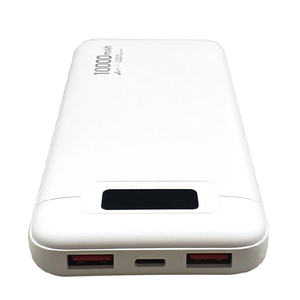 エアージェイ PD20W対応 TYPE-C1ポート/USB2ポート リン酸鉄安全モバイルバッテリー 10000MAH ホワイト MB-LS10000 WH-イメージ2