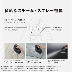 パナソニック コードレススチームアイロン Wヘッドベース レッド NI-WL610-R-イメージ11