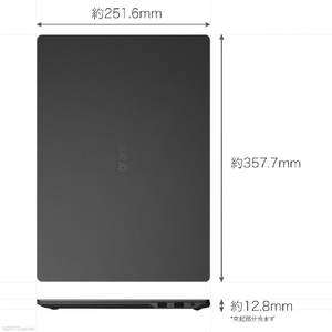 LG Electronics Japan ノートパソコン LG gram Pro 16 メタグレー 16Z90TS-GU89J-イメージ13