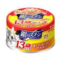 ユニ・チャーム 銀のスプーン缶13歳以上まぐろ・かつおにささみ70g F298756-63212