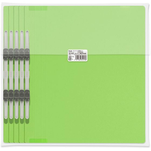 プラス フラットファイル 樹脂とじ具 10冊A4-S リーフグリーン FCF480T-NO.021S/79-434-イメージ2