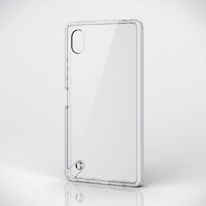 エレコム Xperia Ace III用ハイブリッドケース クリア PM-X223HVCKCR-イメージ1