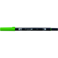 トンボ鉛筆 デュアルブラッシュペン ABT Light Green F039969-AB-T195