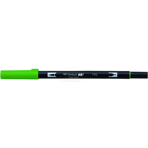 トンボ鉛筆 デュアルブラッシュペン ABT Light Green F039969-AB-T195-イメージ1