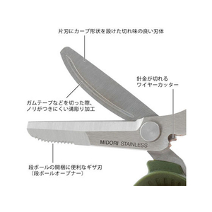 デザインフィル 携帯マルチハサミ カーキ×3個 FC36691-49859006-イメージ4