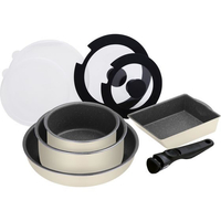 アイリスオーヤマ ダイヤモンドコートパン IH9点セット アイボリー FC629SR-DCI-T9S