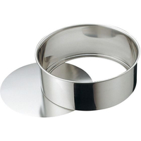 赤川器物製作所 18-8 総絞り レアケーキ型 底取 12cm FC935LP-5732100