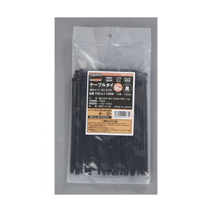 トラスコ ケーブルタイ　幅３．８ｍｍＸ１５０ｍｍ　最大結束Φ３８　耐候性　１００本入 TRCVJ-150W-イメージ4