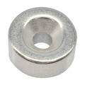 トラスコ ネオジム丸形磁石　皿ねじ穴付　外径９ｍｍ×４ｍｍ　Ｍ２　１個入 TRUSCO　ネオジム磁石（丸形皿ねじ穴付） T09R04-M2