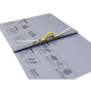 Forestway 背幅伸縮ファイル A4タテ 青 10冊 FCF544S-FRW-5801AK-イメージ5