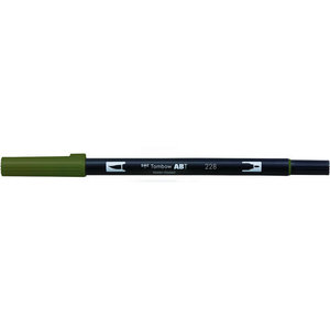 トンボ鉛筆 デュアルブラッシュペン ABT Gray Green F039973-AB-T228-イメージ1