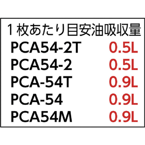 ＪＯＨＮＡＮ 油吸収材　アブラトール　シート　５０×４０×０．２ｃｍ　１箱（袋）２５枚 PCA54-2T-イメージ3
