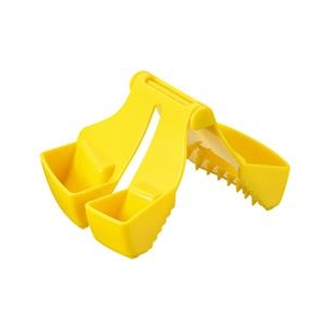 和平フレイズ かるラク つかめる野菜ホルダー イエロー KR602ﾔｻｲﾎﾙﾀﾞ--イメージ1
