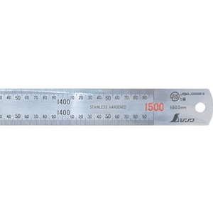 シンワ 直尺ステン 1500mm JIS 14052 FC341UJ-3351718-イメージ1