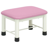 高田ベッド 足踏み台(ミニステップ)ビニルレザーピンク 25cm FCG345E-23-2769-0207