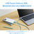 エレコム しろちゃんUSB Type-C(TM)ケーブル 2．0m ベイビー(ブルー×ブラック) MPA-CCF20BUF-イメージ4