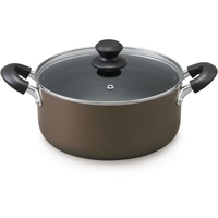 アイリスオーヤマ ダイヤモンドコート 両手なべ24cm ブラウン FCE255Y-DIS-P24