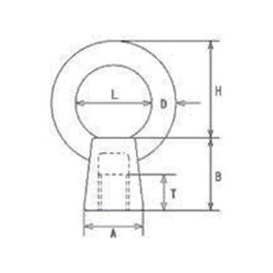水本機械製作所 ステンレス 袋アイナット ミリネジ 捻子径Mー6 516201315 FC683FV-8490809-イメージ2
