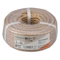 トラスコ中山 麻ロープ 3つ打 線径6mm×長さ20m FC441GK-5113326