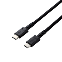 エレコム USB2．0ケーブル(C-C、PD対応、高耐久) 2．0m ブラック MPA-CCS20PNBK