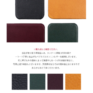 ABBI SIGNATURE iPhone 14 Pro用VINTAGE イタリアンレザーバックカバー ブラック ABS24074I14PBK-イメージ15