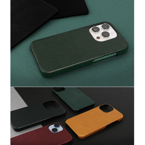 ABBI SIGNATURE iPhone 14 Pro用VINTAGE イタリアンレザーバックカバー ブラック ABS24074I14PBK-イメージ18