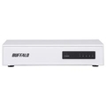 BUFFALO 10/100Mbps対応スイッチングHub 金属筐体/電源内蔵モデル(5ポート) ホワイト LSW4-TX-5NS/WHD
